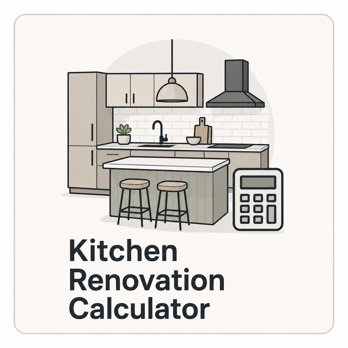 Kitchen renovation calculator thumbnail.