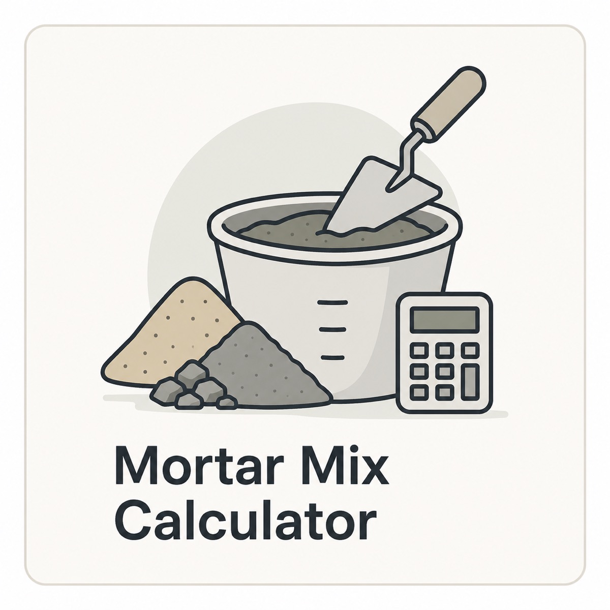 Mortar mix calculator thumbnail.