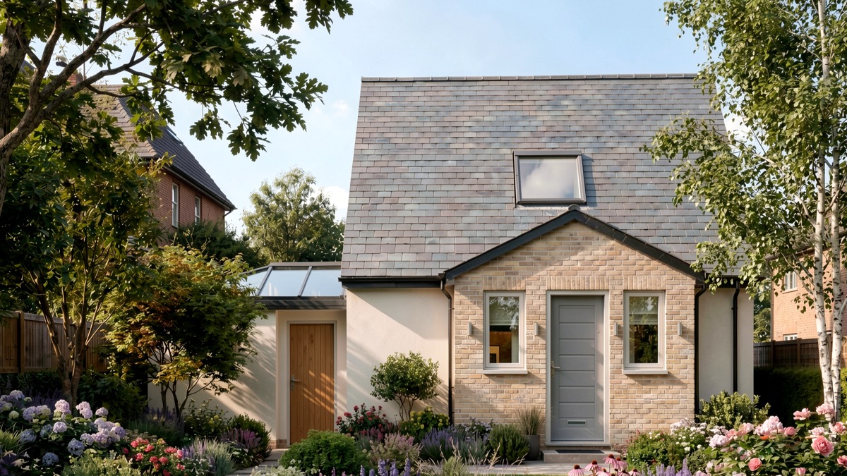 Residential building case study image from previous works.