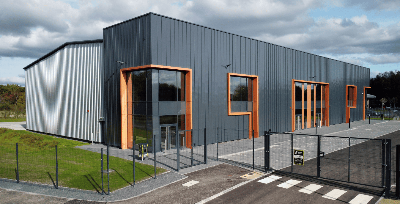 Industrial building used as a previous works case study image.